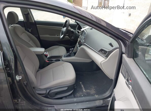 5NPD74LF3LH602449 2020 HYUNDAI ELANTRA Серый Вид салона спереди