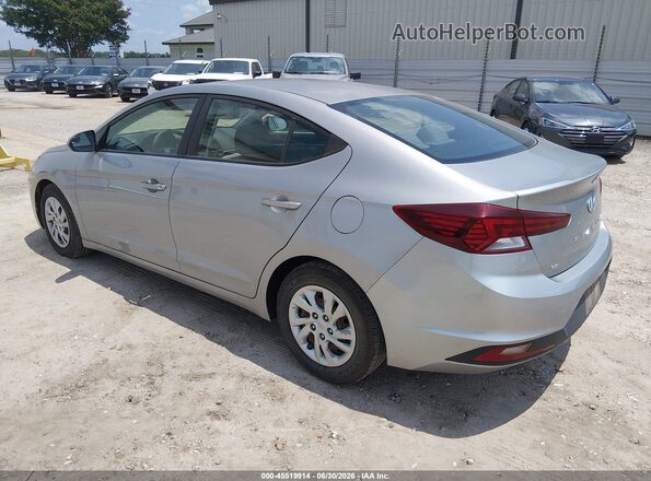 5NPD74LF3LH602970 2020 HYUNDAI ELANTRA Silver Հետևի ձախ