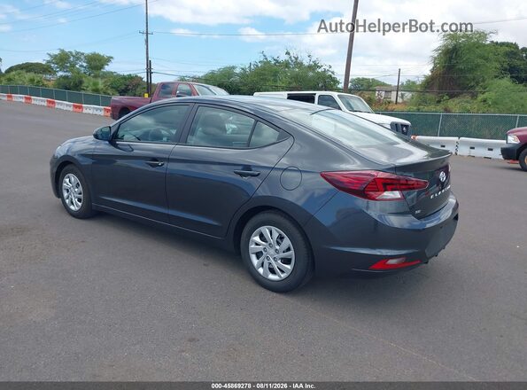 5NPD74LF3LH604296 2020 HYUNDAI ELANTRA Gray Հետևի ձախ