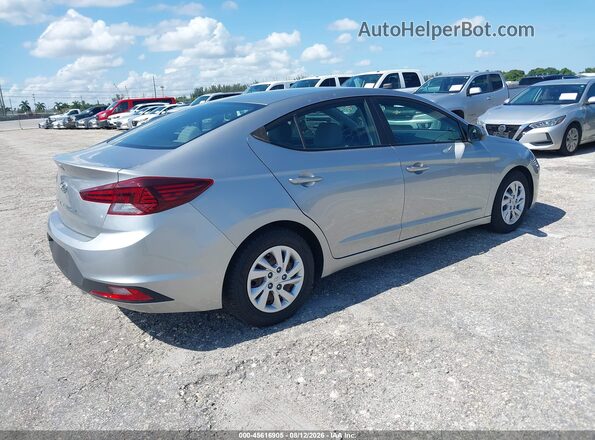 5NPD74LF3LH604752 2020 HYUNDAI ELANTRA Silver Задня права чверть