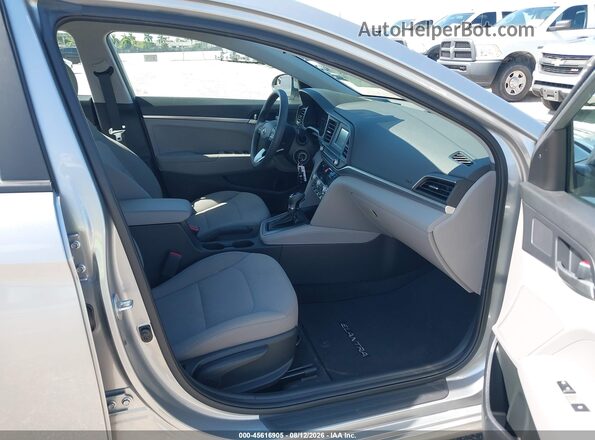 5NPD74LF3LH604752 2020 HYUNDAI ELANTRA Silver Вид салону спереду