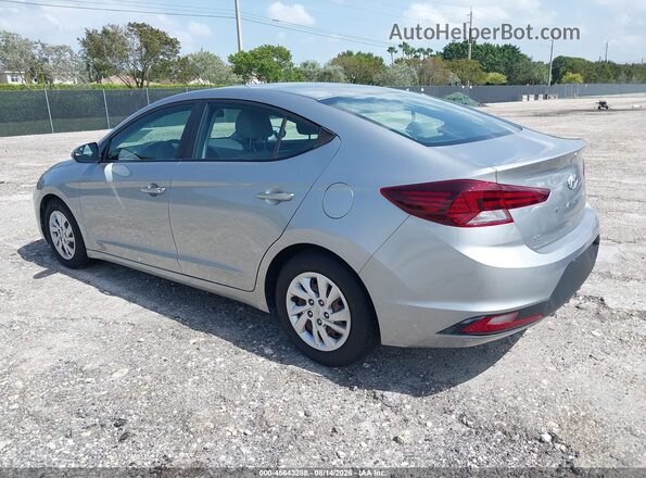 5NPD74LF3LH607893 2020 HYUNDAI ELANTRA Silver Հետևի ձախ