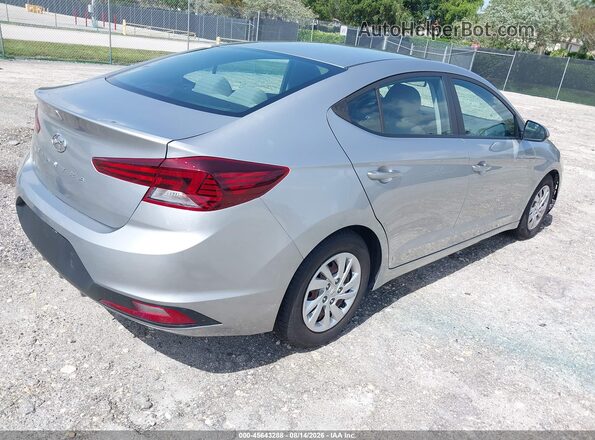 5NPD74LF3LH607893 2020 HYUNDAI ELANTRA Silver Հետևի աջ