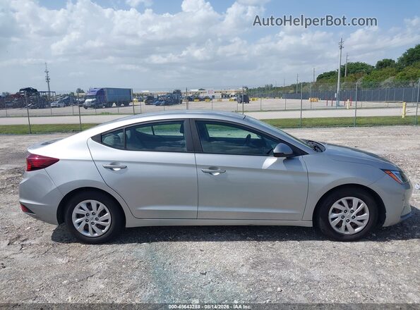 5NPD74LF3LH607893 2020 HYUNDAI ELANTRA Silver Սալոնի հետևի տեսք