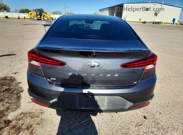 5NPD74LF3LH608350 2020 HYUNDAI ELANTRA Gray უკანა ხედი