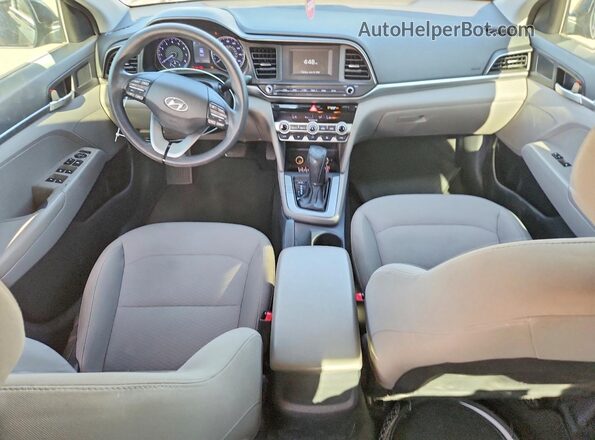 5NPD74LF3LH608350 2020 HYUNDAI ELANTRA Gray წინა პანელის ხედი