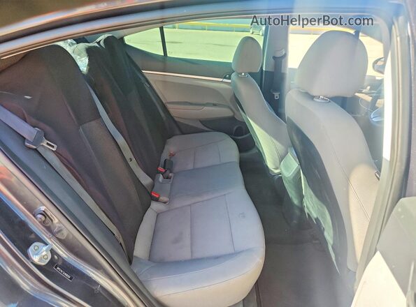 5NPD74LF3LH608350 2020 HYUNDAI ELANTRA Gray უკანა სავარძლების ხედი