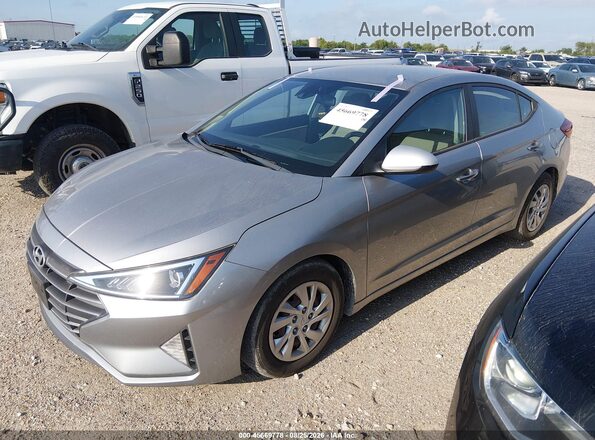 5NPD74LF3LH608879 2020 HYUNDAI ELANTRA Серебряный Передняя левая четверть