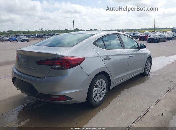 5NPD74LF3LH608879 2020 HYUNDAI ELANTRA Серебряный Задняя правая четверть