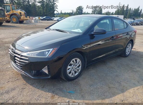 5NPD74LF3LH609255 2020 HYUNDAI ELANTRA Black Передня ліва чверть