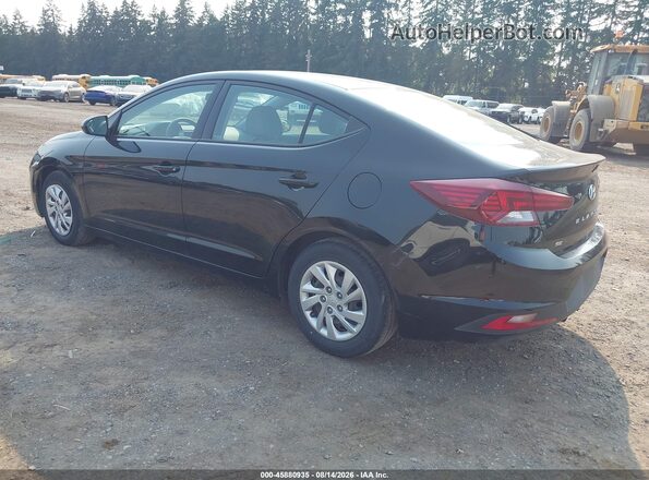 5NPD74LF3LH609255 2020 HYUNDAI ELANTRA Black Задня ліва чверть