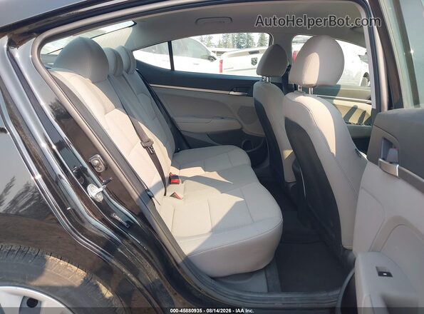 5NPD74LF3LH609255 2020 HYUNDAI ELANTRA Black Вид наклейки з VIN-кодом
