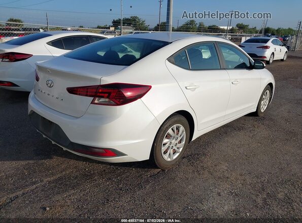 5NPD74LF3LH611250 2020 HYUNDAI ELANTRA White Հետևի աջ