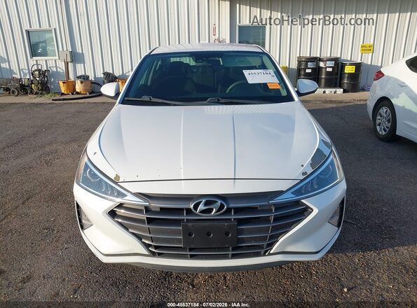 5NPD74LF3LH611250 2020 HYUNDAI ELANTRA White Սարքավորումների վահանակի տեսք
