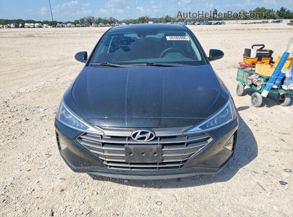5NPD74LF3LH611507 2020 HYUNDAI ELANTRA Black Front view