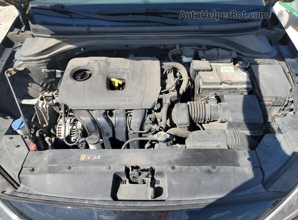 5NPD74LF3LH611507 2020 HYUNDAI ELANTRA Black Rear interior view