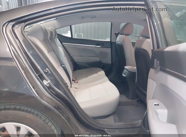 5NPD74LF3LH612074 2020 HYUNDAI ELANTRA Gray VIN կոդի պիտակի տեսք