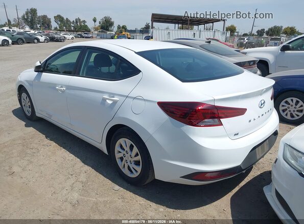 5NPD74LF3LH612348 2020 HYUNDAI ELANTRA White Rear left