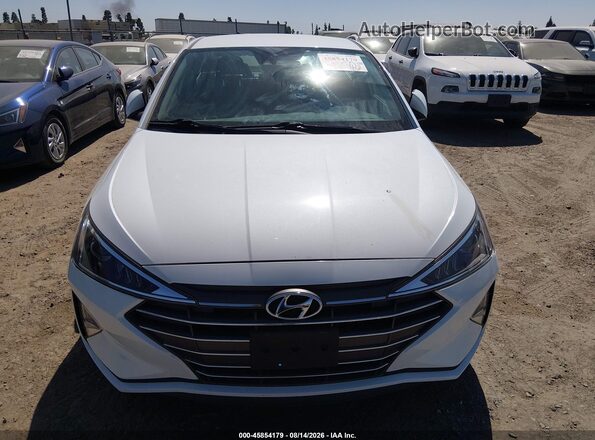 5NPD74LF3LH612348 2020 HYUNDAI ELANTRA White Rear interior view