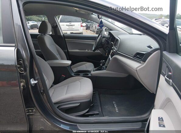 5NPD74LF3LH612527 2020 HYUNDAI ELANTRA Gray Вид салону спереду