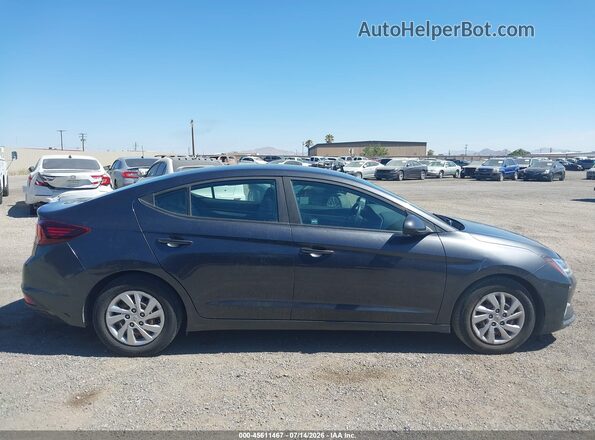 5NPD74LF3LH613337 2020 HYUNDAI ELANTRA Gray Սալոնի հետևի տեսք