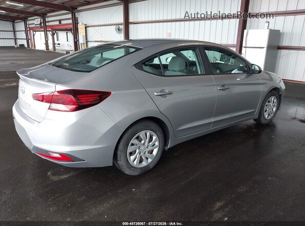 5NPD74LF3LH614035 2020 HYUNDAI ELANTRA Silver Trasero derecho