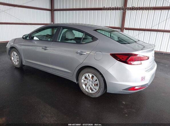5NPD74LF3LH614035 2020 HYUNDAI ELANTRA Silver Trasero izquierdo