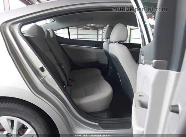 5NPD74LF3LH614035 2020 HYUNDAI ELANTRA Silver Vista de la etiqueta del VIN