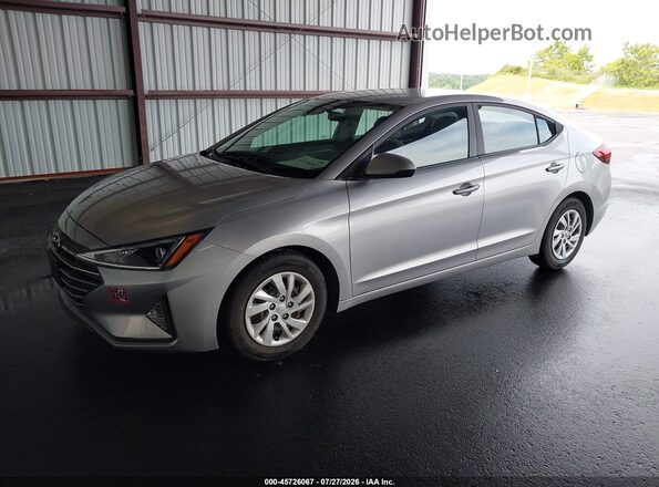 5NPD74LF3LH614035 2020 HYUNDAI ELANTRA Silver Vista tres cuartos delantera izquierda