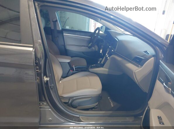 5NPD74LF3LH614097 2020 HYUNDAI ELANTRA Gray Front interior view
