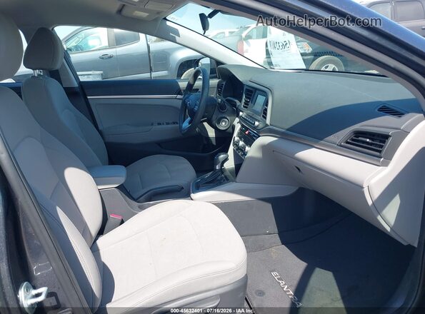 5NPD74LF3LH614102 2020 HYUNDAI ELANTRA Серый Вид салона спереди