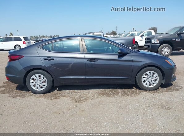 5NPD74LF3LH614102 2020 HYUNDAI ELANTRA Серый Вид задней части салона