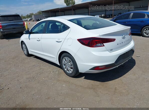 5NPD74LF3LH615766 2020 HYUNDAI ELANTRA White Trasero izquierdo