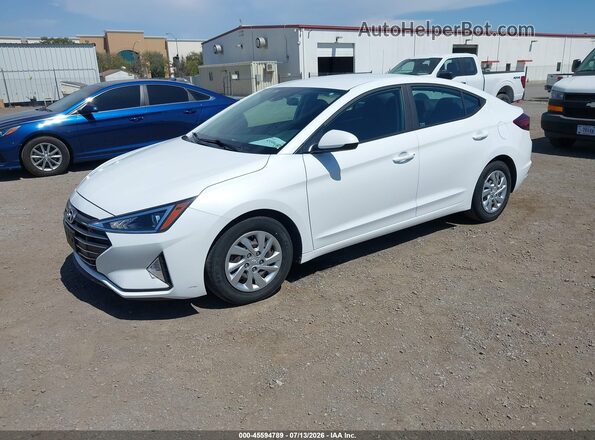 5NPD74LF3LH615766 2020 HYUNDAI ELANTRA White Vista tres cuartos delantera izquierda