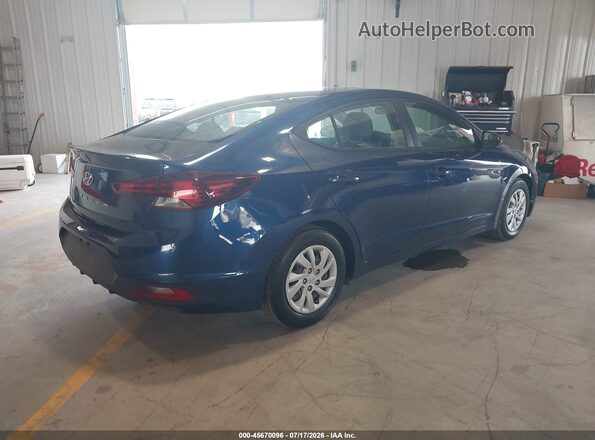 5NPD74LF3LH616223 2020 HYUNDAI ELANTRA Blue Tył prawy