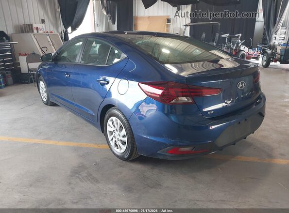 5NPD74LF3LH616223 2020 HYUNDAI ELANTRA Blue Tył lewy