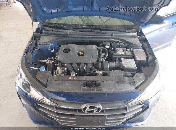 5NPD74LF3LH616223 2020 HYUNDAI ELANTRA Blue Widok z tyłu