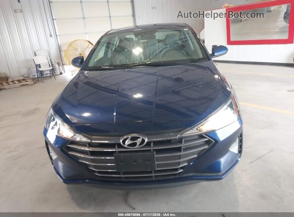 5NPD74LF3LH616223 2020 HYUNDAI ELANTRA Blue Widok wnętrza 360 stopni