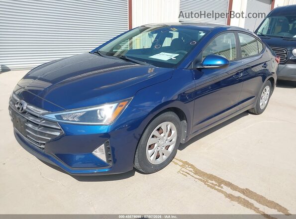 5NPD74LF3LH616254 2020 HYUNDAI ELANTRA Blue Vista tres cuartos delantera izquierda