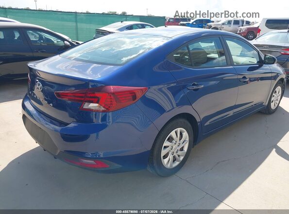 5NPD74LF3LH616254 2020 HYUNDAI ELANTRA Blue Trasero derecho