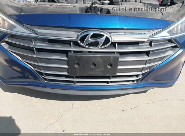 5NPD74LF3LH616254 2020 HYUNDAI ELANTRA Blue Vista frontal