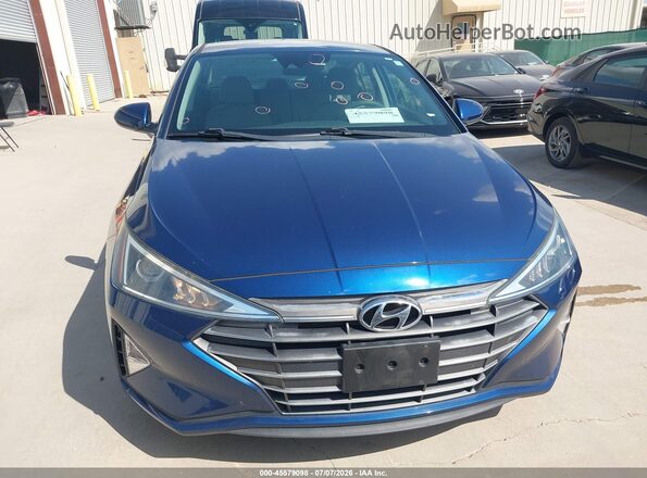 5NPD74LF3LH616254 2020 HYUNDAI ELANTRA Blue Vista del cuadro de instrumentos
