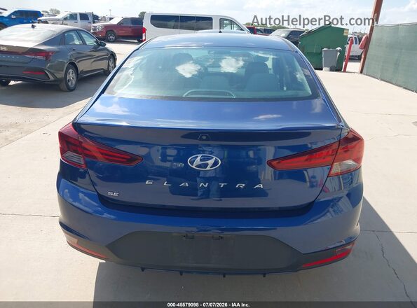 5NPD74LF3LH616254 2020 HYUNDAI ELANTRA Blue 