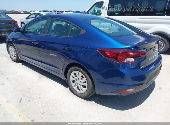 5NPD74LF3LH616285 2020 HYUNDAI ELANTRA Blue Rear left