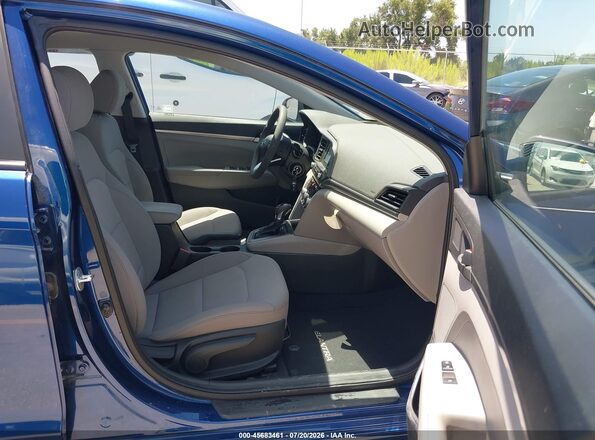 5NPD74LF3LH616285 2020 HYUNDAI ELANTRA Blue Front interior view