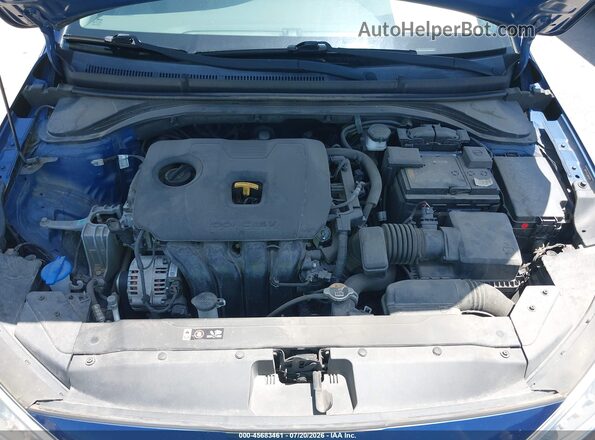 5NPD74LF3LH616285 2020 HYUNDAI ELANTRA Blue Rear view