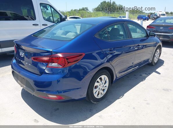 5NPD74LF3LH616285 2020 HYUNDAI ELANTRA Blue Rear right