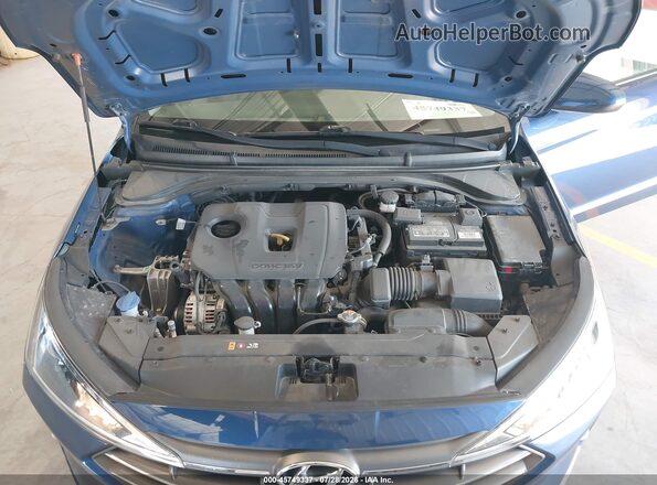 5NPD74LF3LH616321 2020 HYUNDAI ELANTRA Blue Вид ззаду