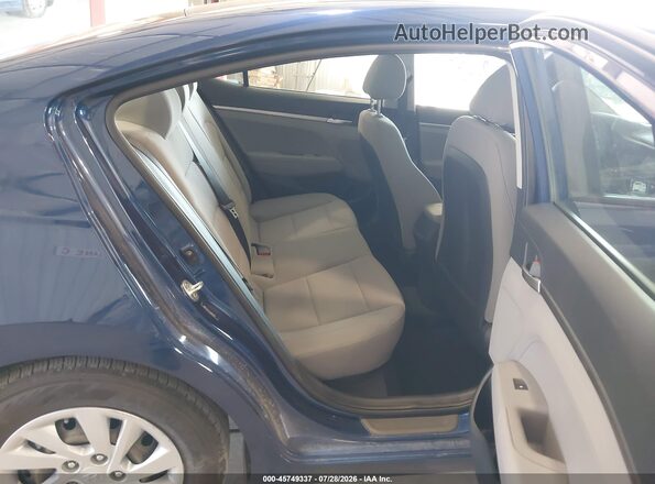 5NPD74LF3LH616321 2020 HYUNDAI ELANTRA Blue Вид наклейки з VIN-кодом
