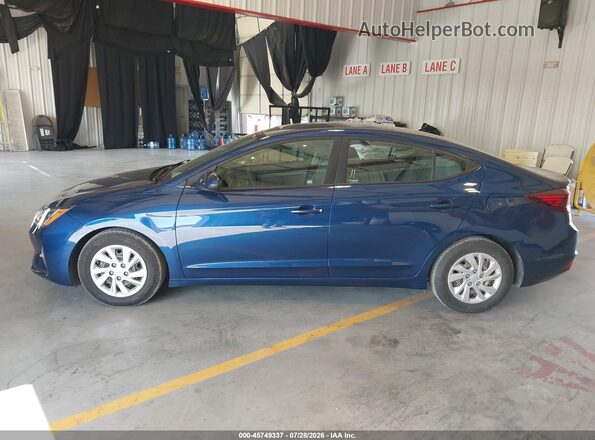 5NPD74LF3LH616321 2020 HYUNDAI ELANTRA Blue Панорамний вид салону 360°